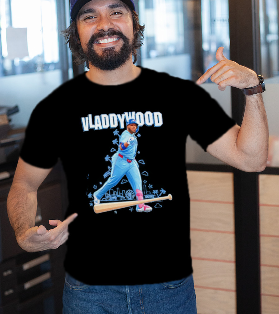 Vladdywood Vladimir Guerrero Jr. Toronto Blue Jays MLB Baseball Player Iconic Style T-Shirt