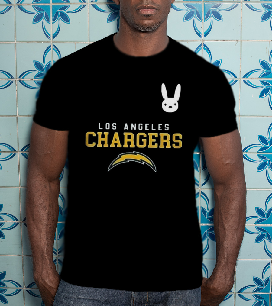Los Angeles Chargers DTMF Bad Bunny Collaboration T-Shirt