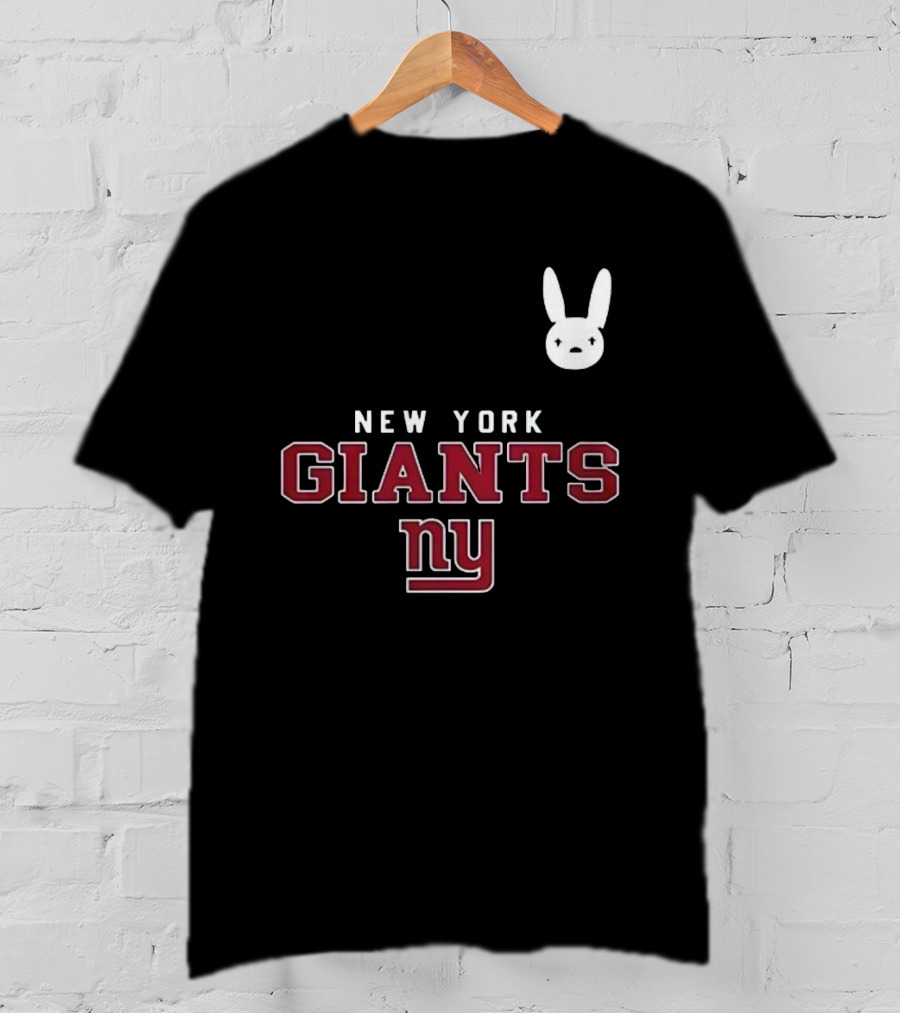New York Giants NY DTMF Bad Bunny Collaboration T-Shirt