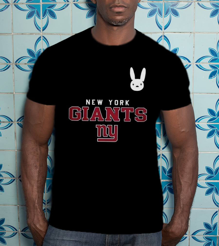 New York Giants NY DTMF Bad Bunny Collaboration T-Shirt