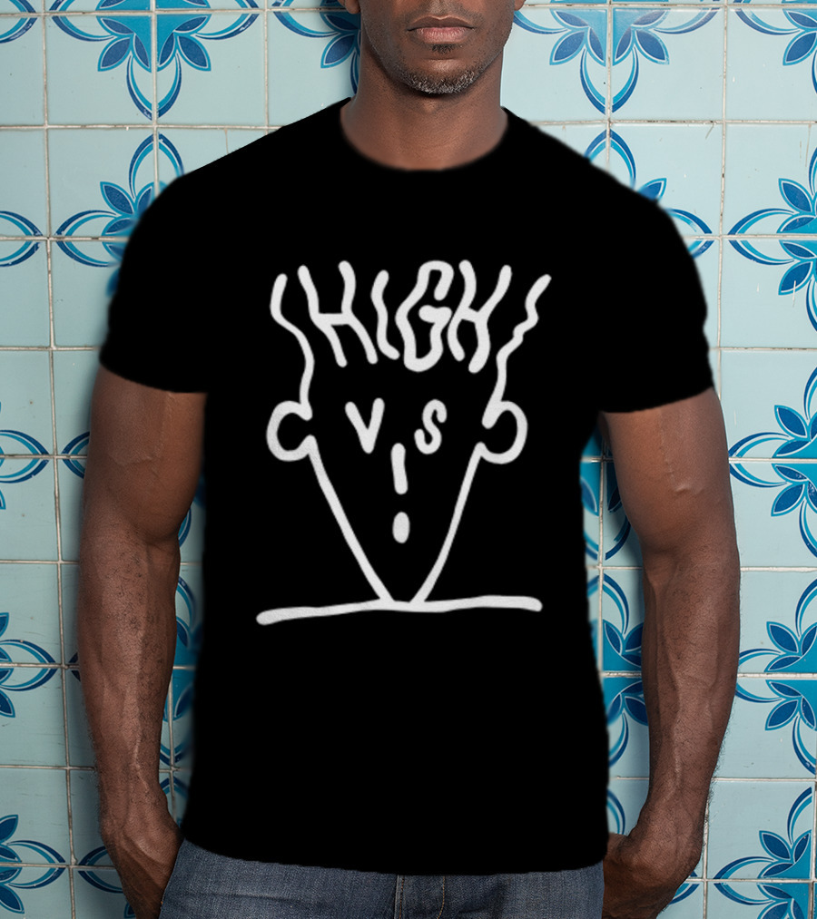High Vis Fido V Face Drawing T-Shirt