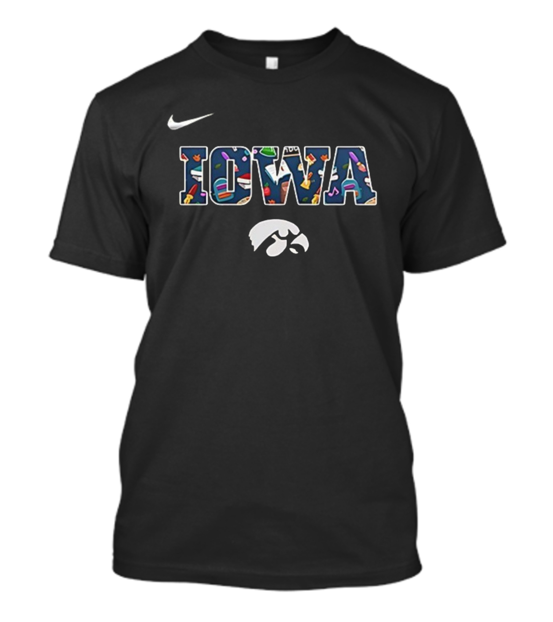 Iowa Teach Love Inspire Hawkeyes Teacher Appreciation 2025 T-Shirt