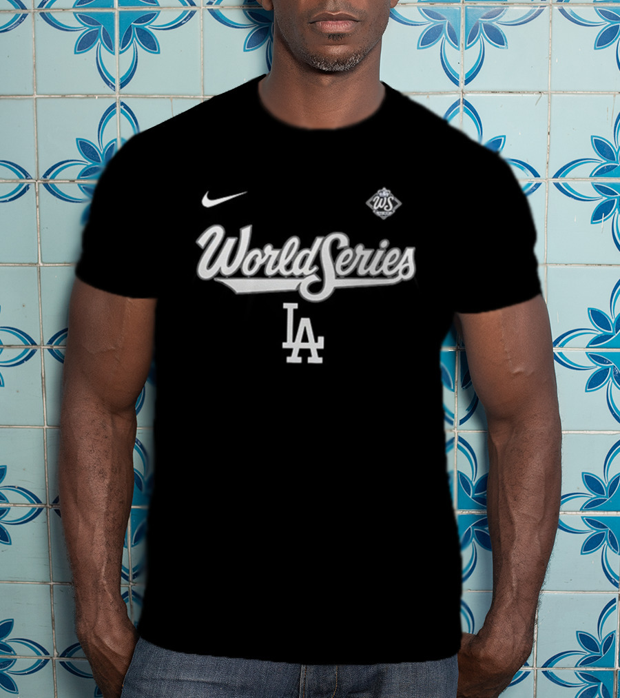 Los Angeles Dodgers 2025 World Series Authentic Collection LA WS T-Shirt
