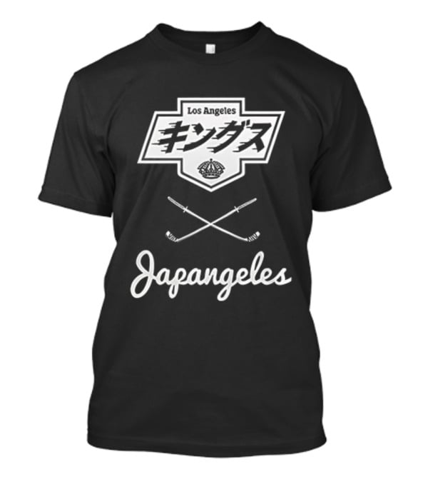 Los Angeles Kings Japangeles Japanese Hockey Sticks Collaboration T-Shirt