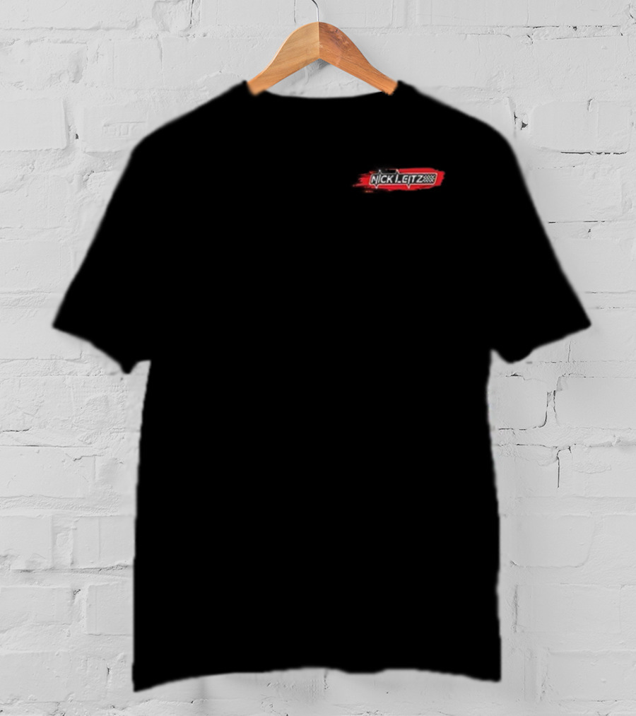 Nick Leitz 2025 NASCAR Xfinity Series Racing Design T-Shirt