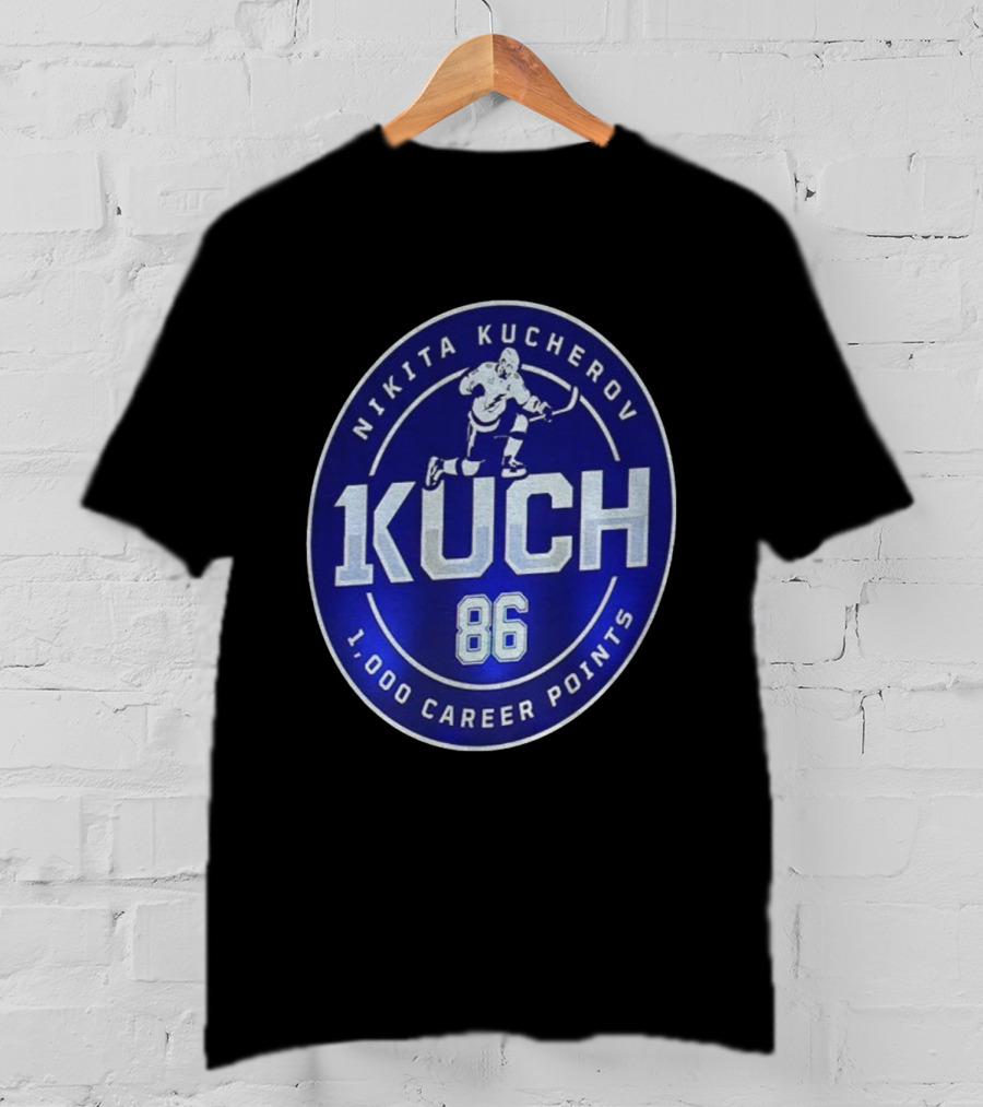Nikita Kucherov KUCH 86 1000 Career Points T-Shirt