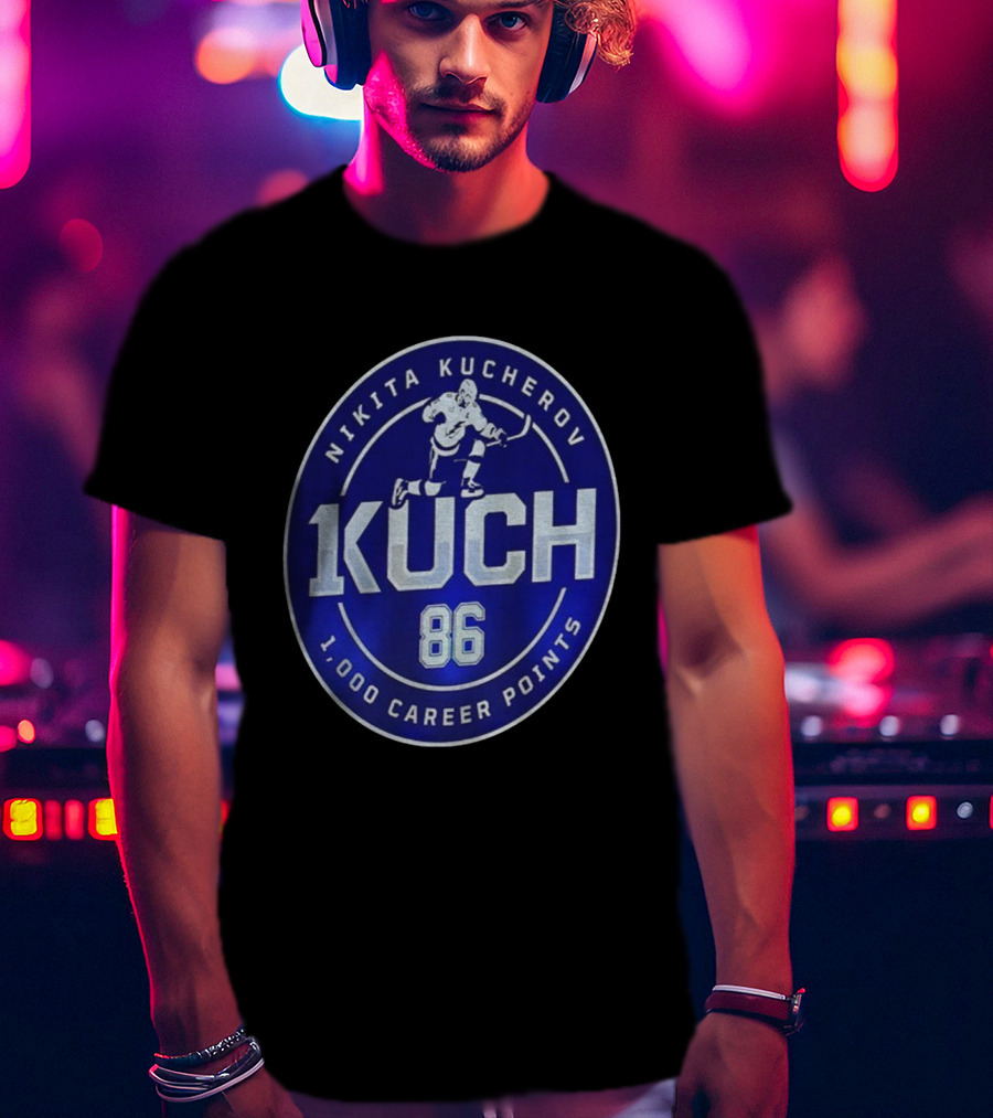 Nikita Kucherov KUCH 86 1000 Career Points T-Shirt