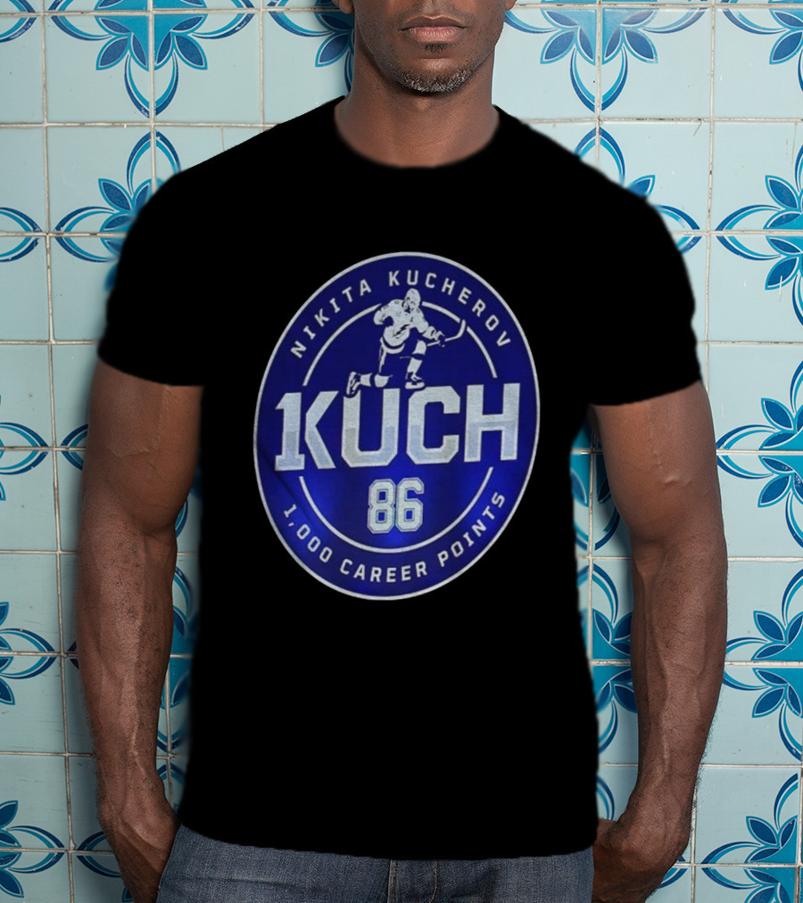 Nikita Kucherov KUCH 86 1000 Career Points T-Shirt