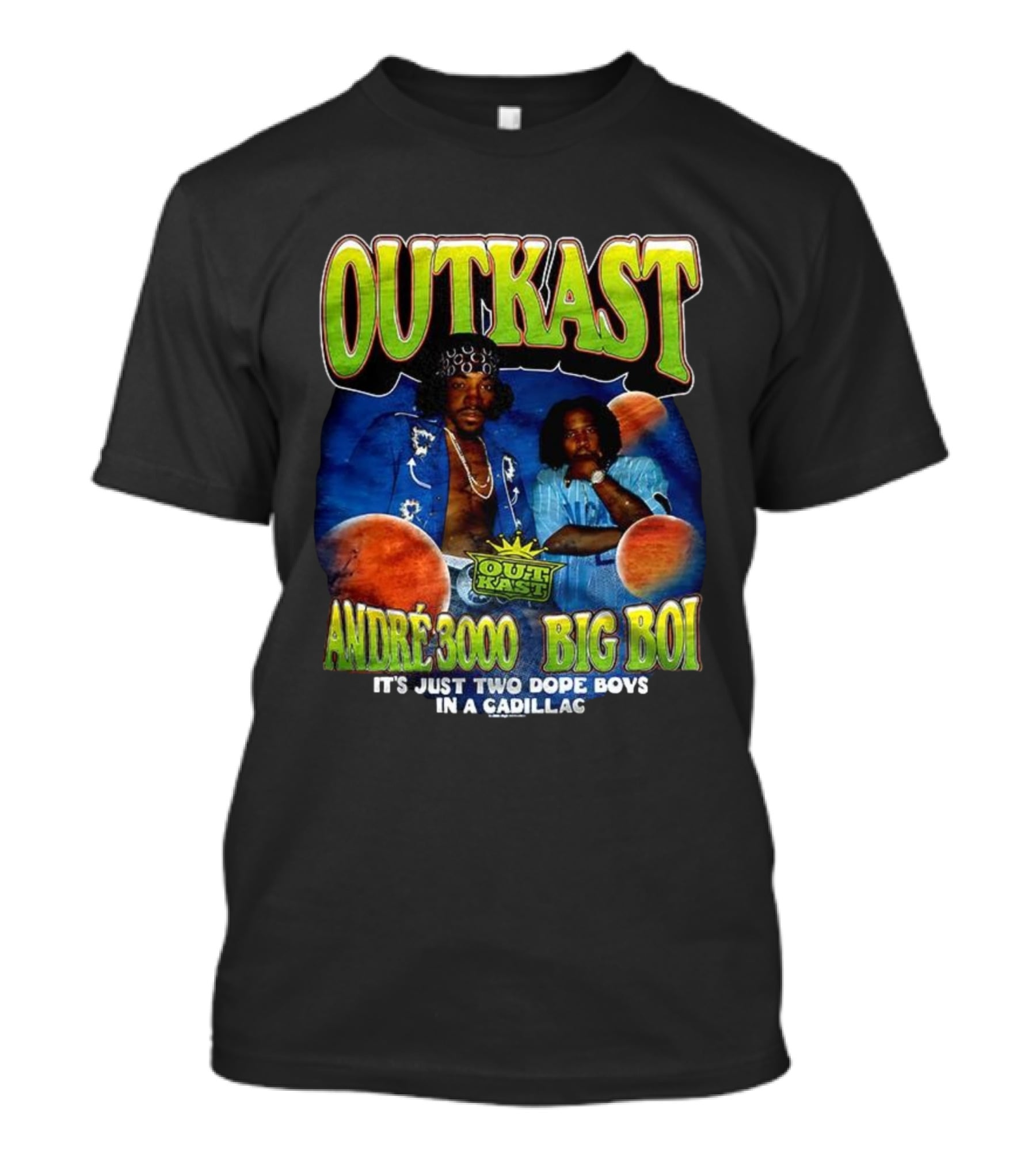 OutKast André 3000 Big Boi It's Just Two Dope Boys In A Cadillac T-Shirt