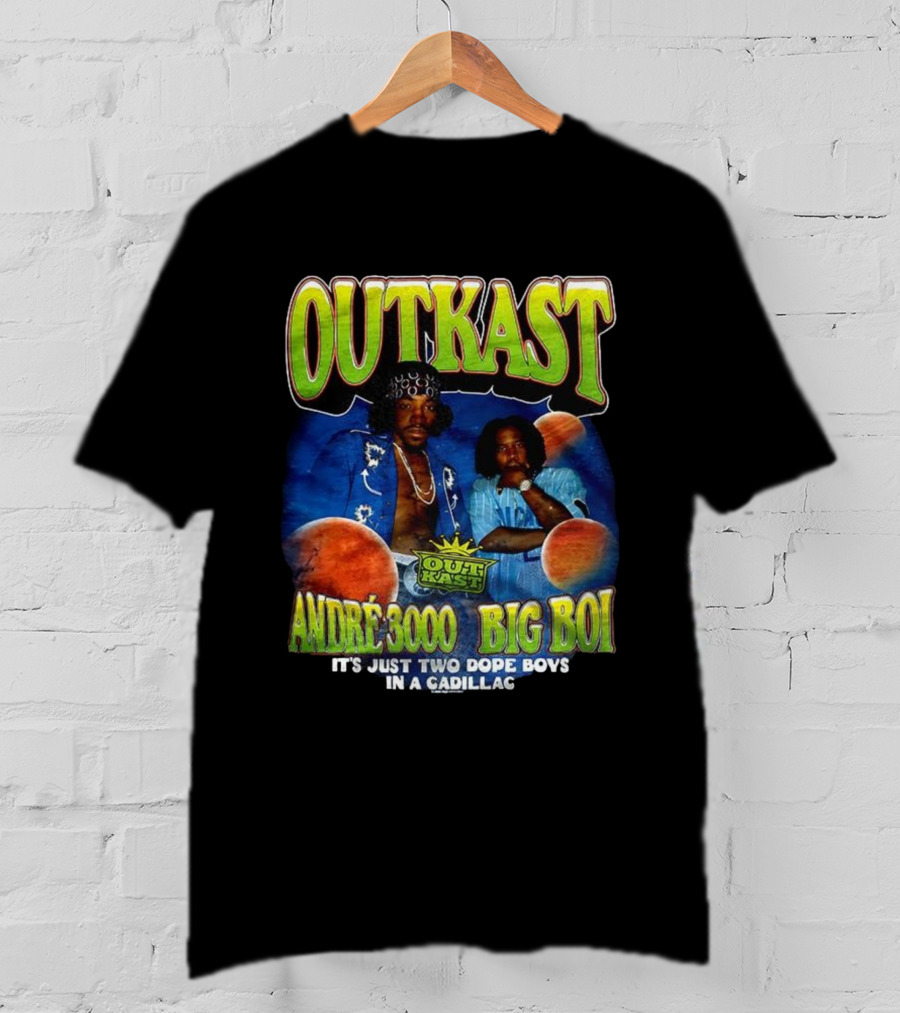 OutKast André 3000 Big Boi It's Just Two Dope Boys In A Cadillac T-Shirt