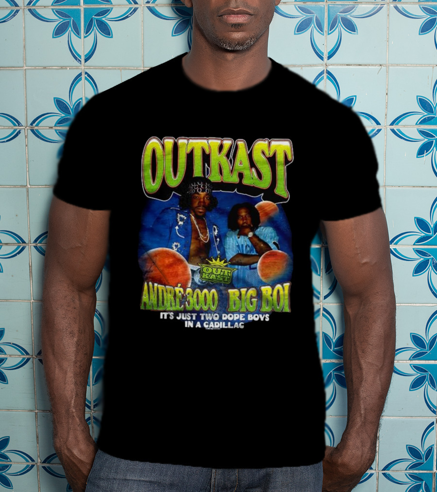 OutKast André 3000 Big Boi It's Just Two Dope Boys In A Cadillac T-Shirt