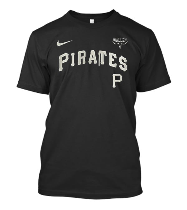 Pittsburgh Pirates Morgan Wallen Still The Problem Tour 2025 USA Flag Vintage Nike Collaboration T-Shirt
