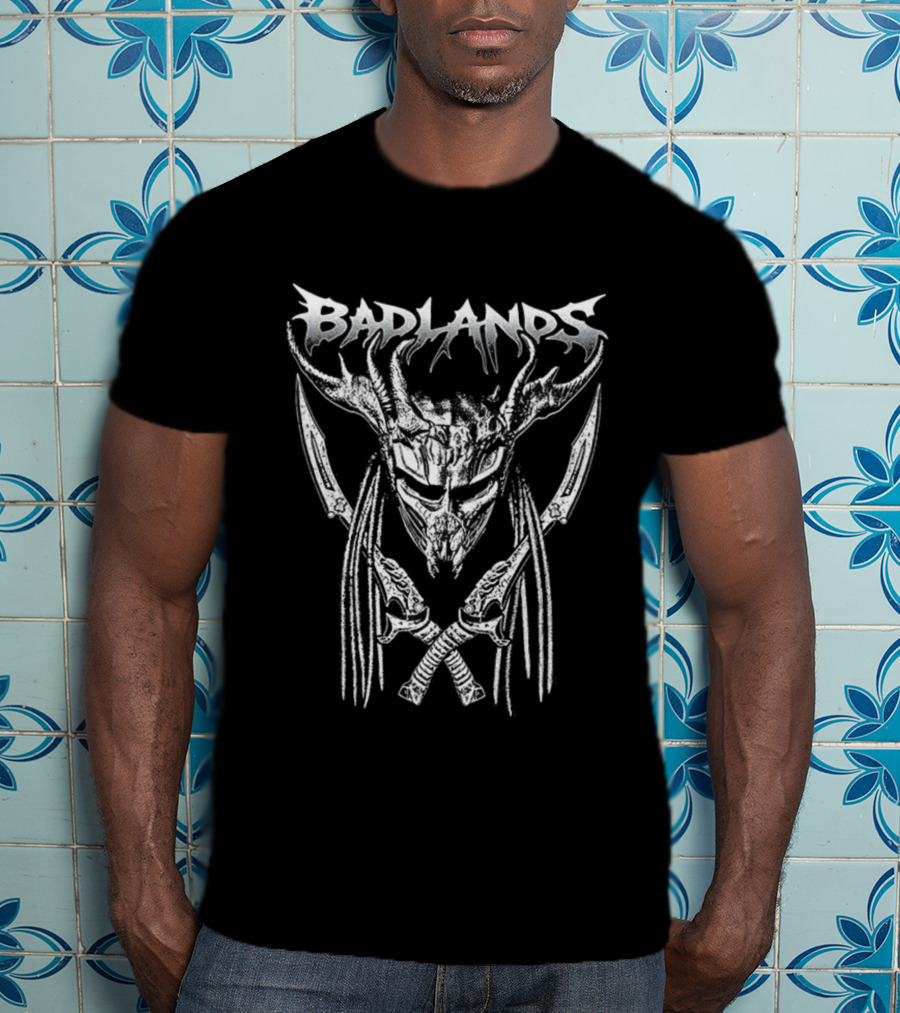 Badlands Predator Mask And Swords T-Shirt