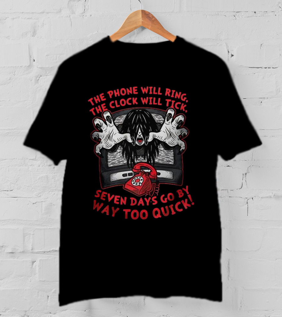 Eerie Halloween Countdown Seven Days Horror Theme T-Shirt