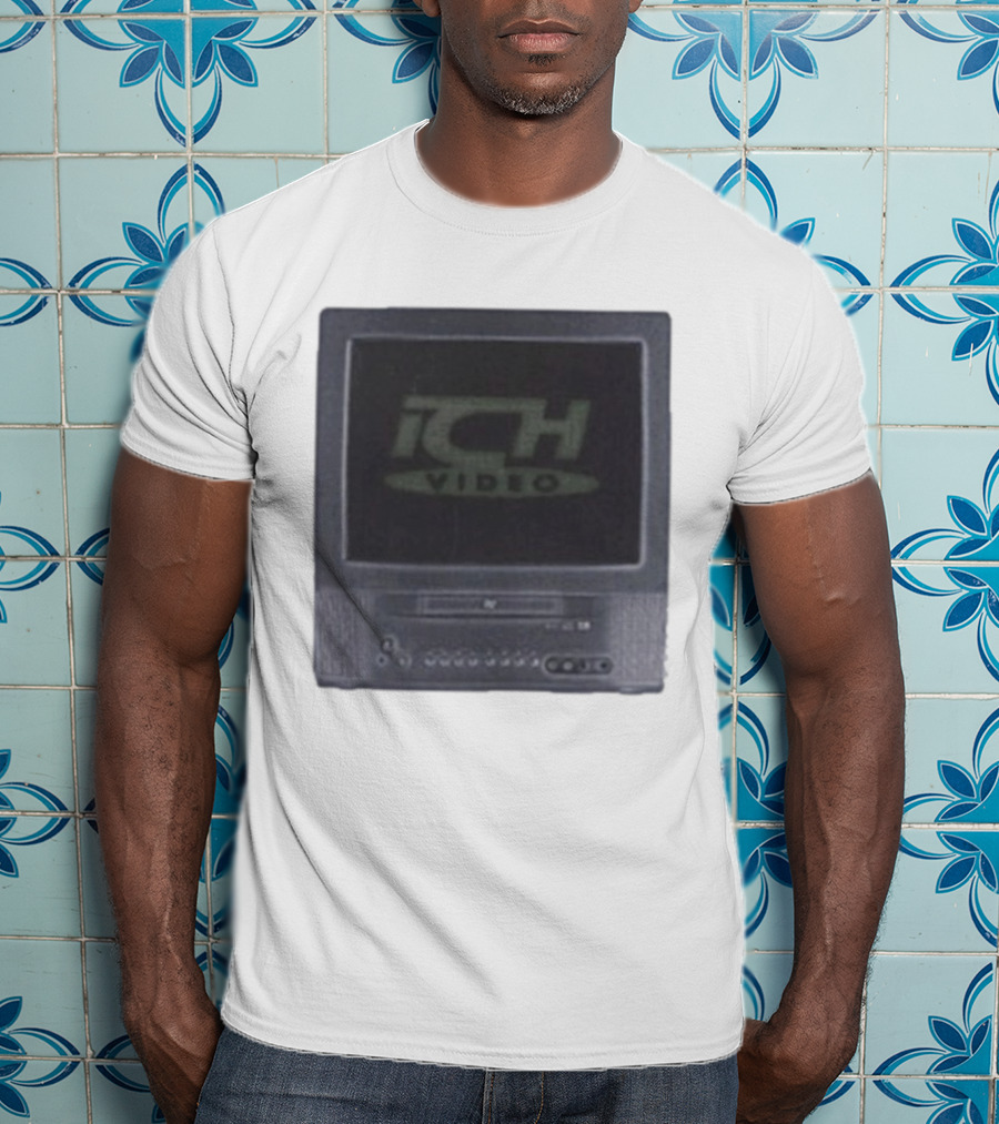 ICHpig Vintage TV Screen Iconic Design T-Shirt