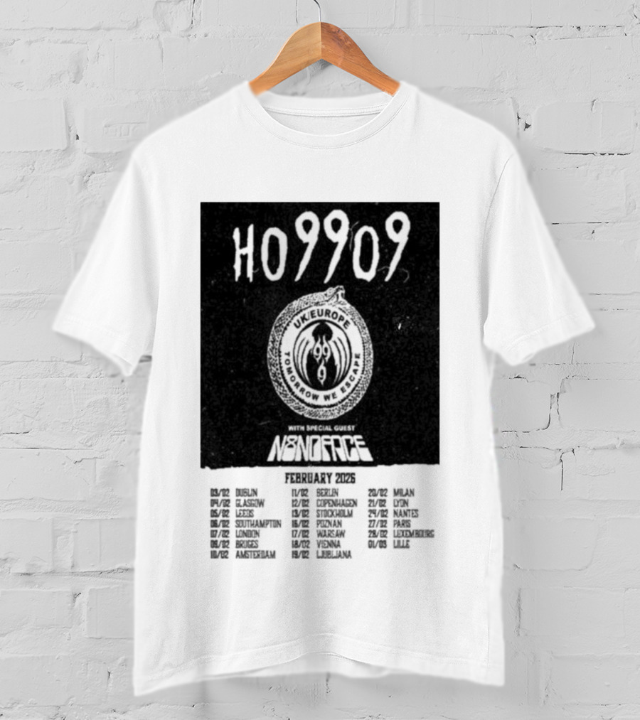 H09202 Monstercat Uncaged UK Europe February 2026 Tour T-Shirt