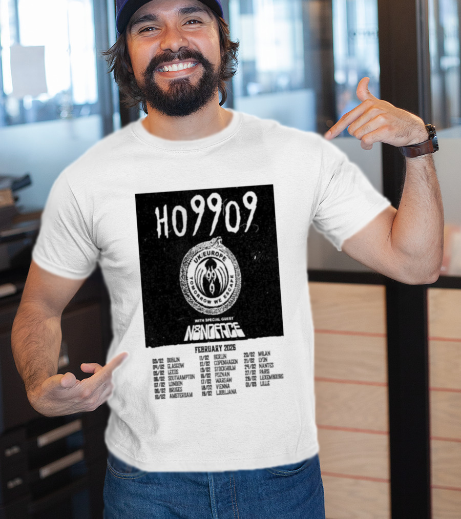 H09202 Monstercat Uncaged UK Europe February 2026 Tour T-Shirt
