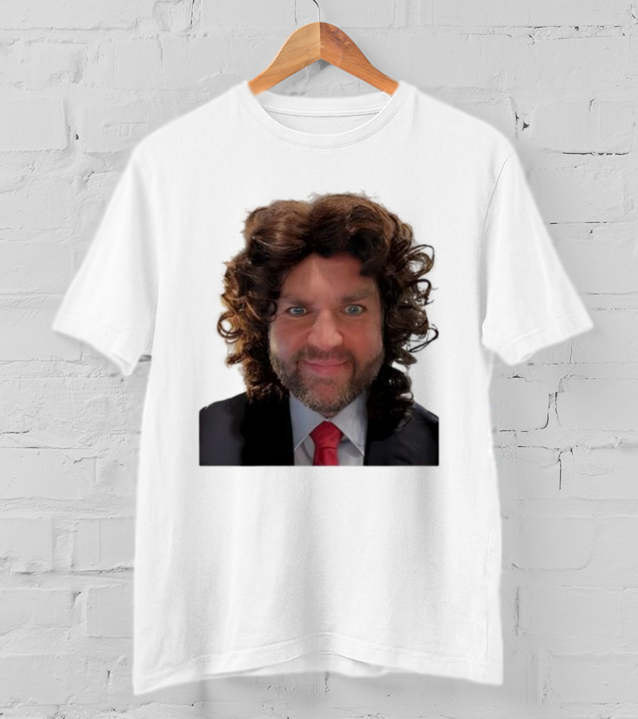 JD Vance Wavy Hair Humor Halloween T-Shirt