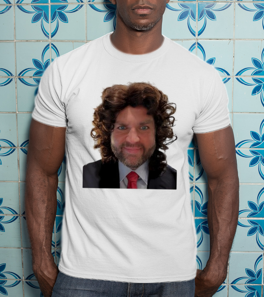 JD Vance Wavy Hair Humor Halloween T-Shirt