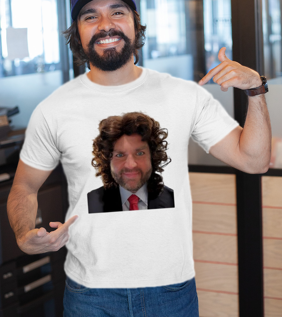 JD Vance Wavy Hair Humor Halloween T-Shirt