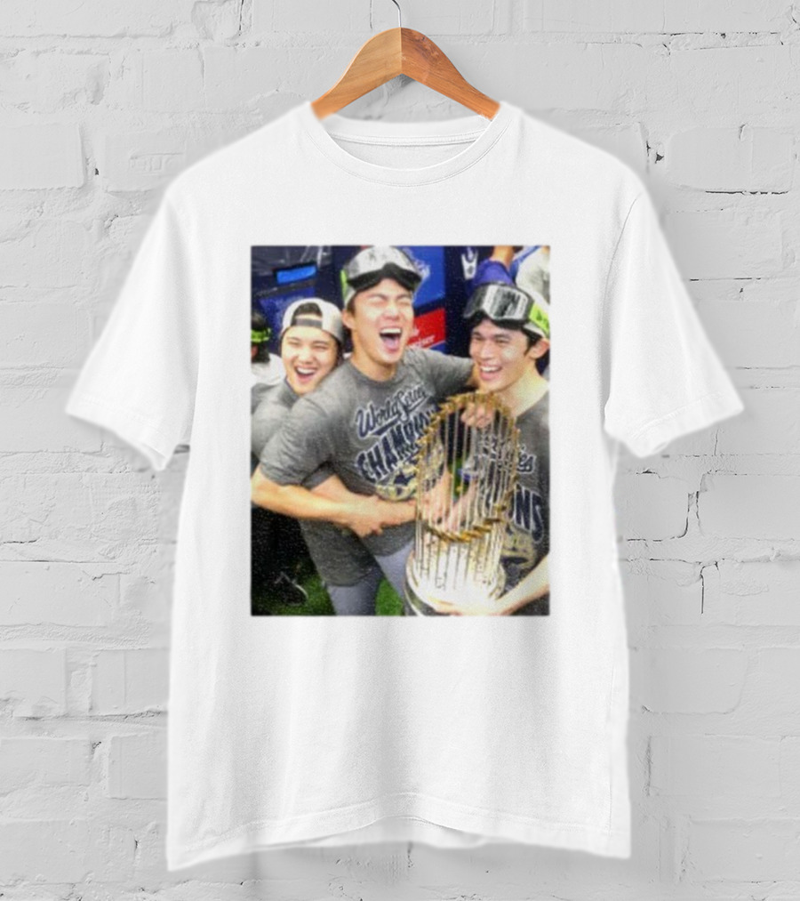 Los Angeles Dodgers World Series Champions 2025 Celebration Moment T-Shirt