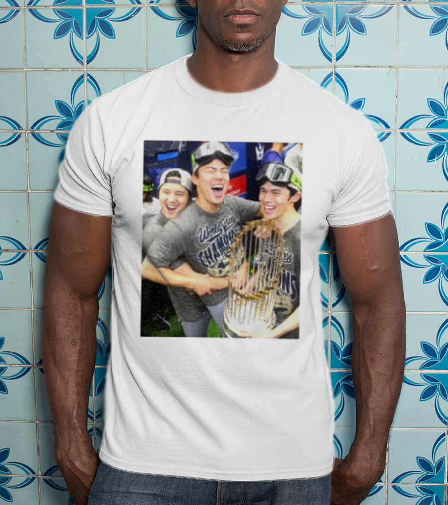Los Angeles Dodgers World Series Champions 2025 Celebration Moment T-Shirt