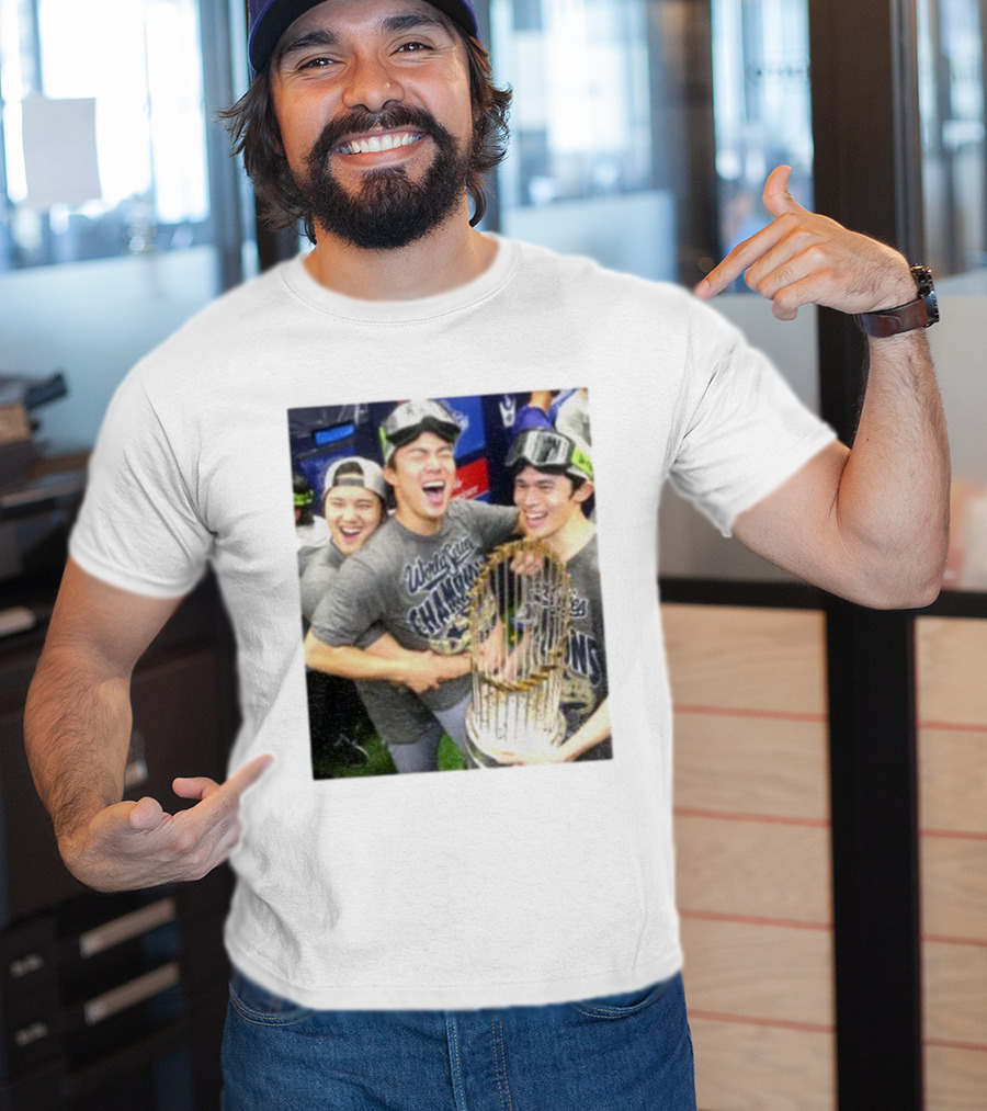 Los Angeles Dodgers World Series Champions 2025 Celebration Moment T-Shirt