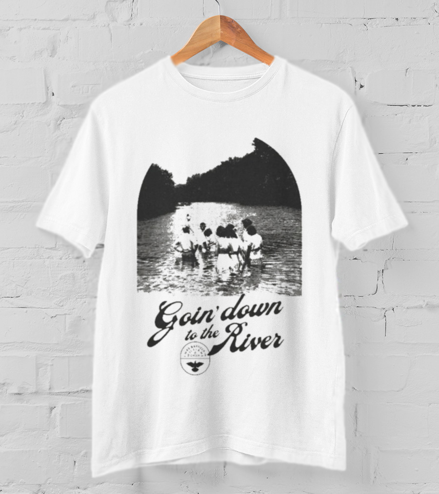 Goin' Down To The River Baptism Scene T-Shirt