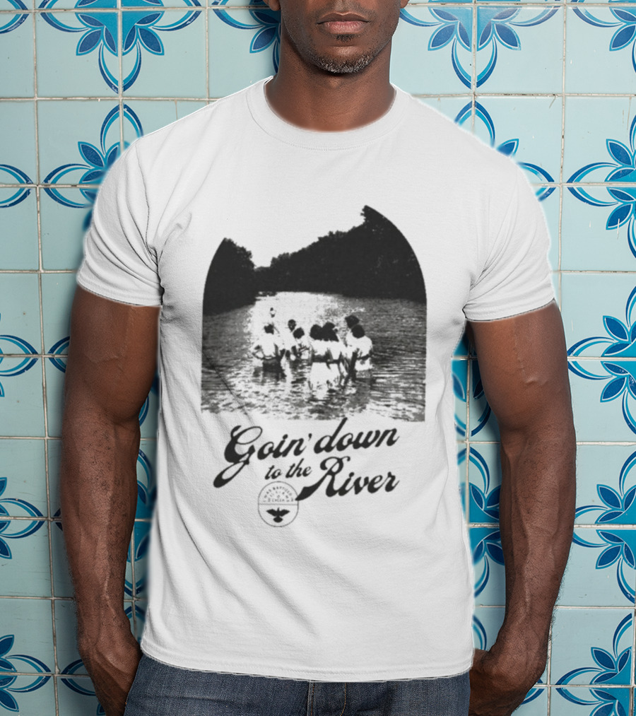 Goin' Down To The River Baptism Scene T-Shirt