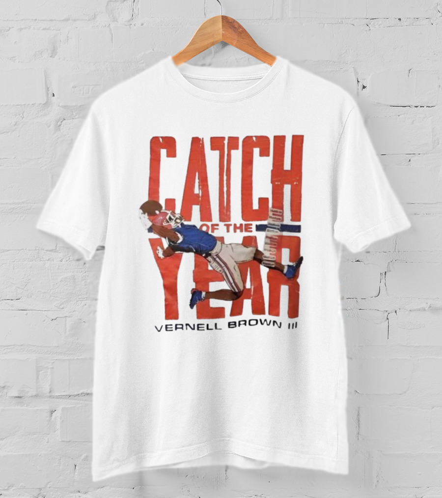 Vernell Brown III Catch Of The Year Football Action T-Shirt