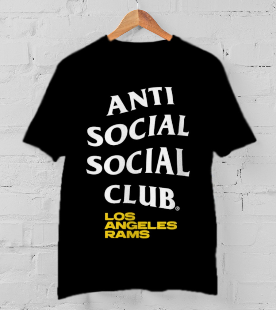Anti Social Social Club Los Angeles Rams T-Shirt
