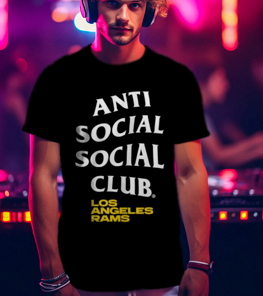 Anti Social Social Club Los Angeles Rams T-Shirt