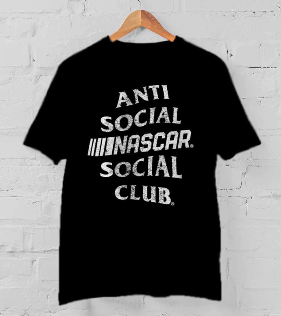 Anti Social Social Club NASCAR Collaboration Speed Graphic T-Shirt