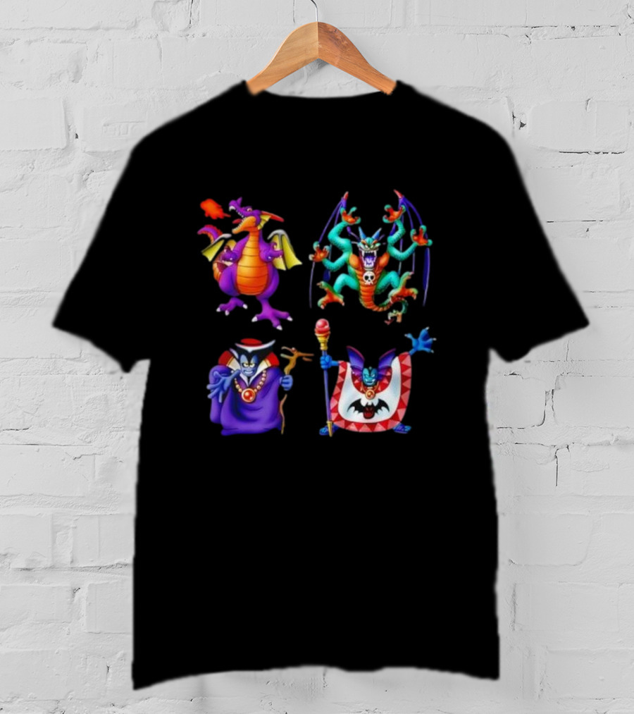 Dragon Quest I & II HD-2D Remake Iconic Boss Monsters Compilation T-Shirt