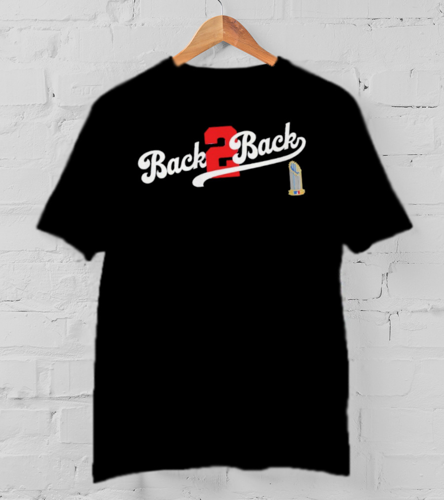 Los Angeles Dodgers Back 2 Back World Series Champions T-Shirt