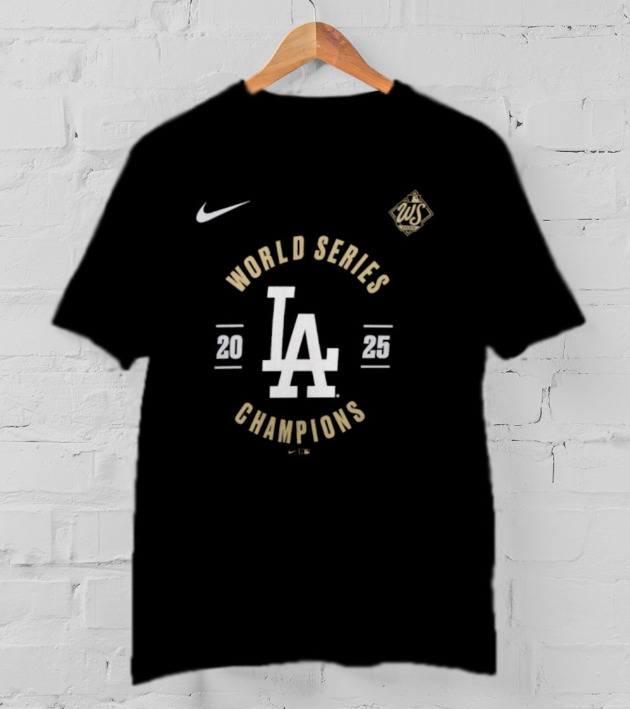 Los Angeles Dodgers Nike World Series 2025 Champions LA T-Shirt
