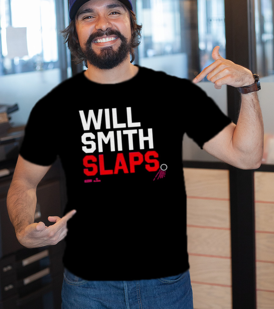 Los Angeles Dodgers Will Smith Slaps Major League Baseball Humor T-Shirt