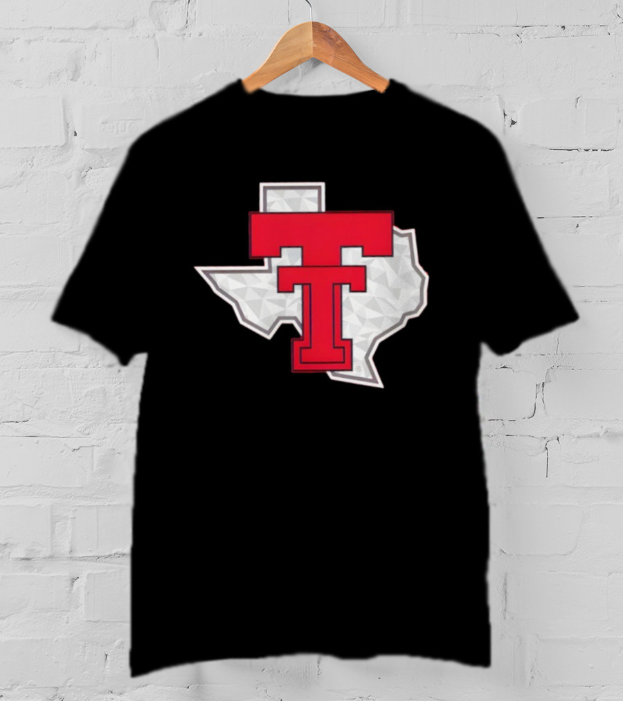 Texas Tech Red Raider Galvanized Pride State Emblem T-Shirt