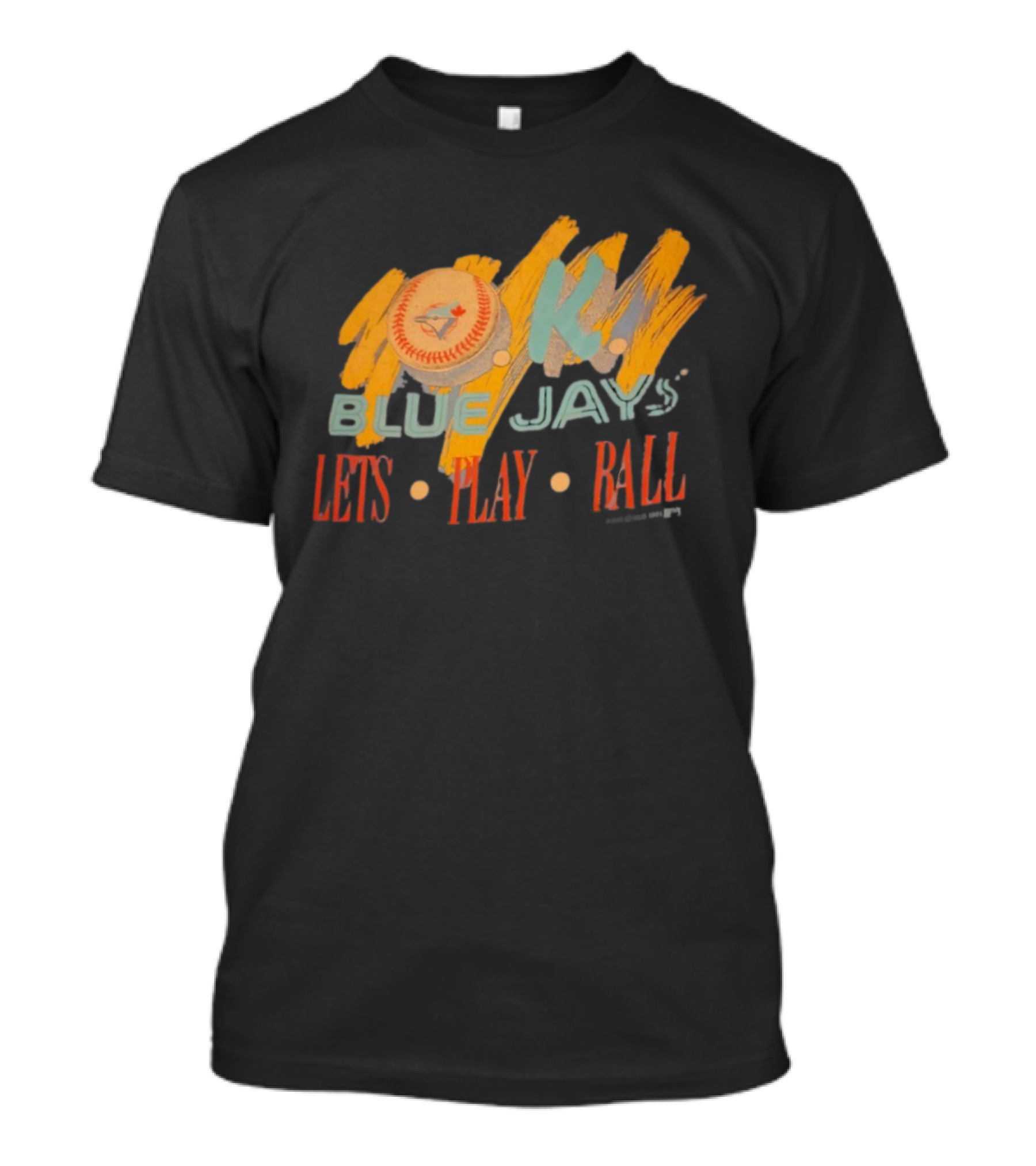 Toronto Blue Jays OK Lets Play Ball Vintage Retro Style T-Shirt