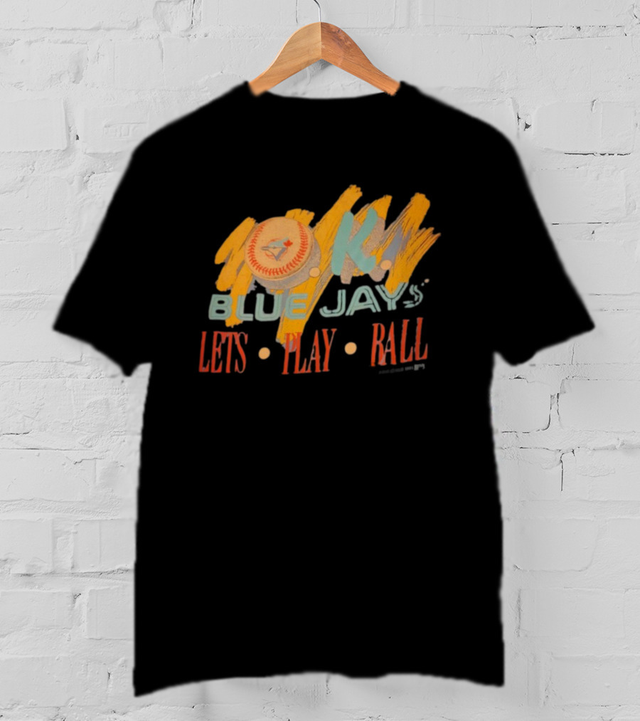 Toronto Blue Jays OK Lets Play Ball Vintage Retro Style T-Shirt