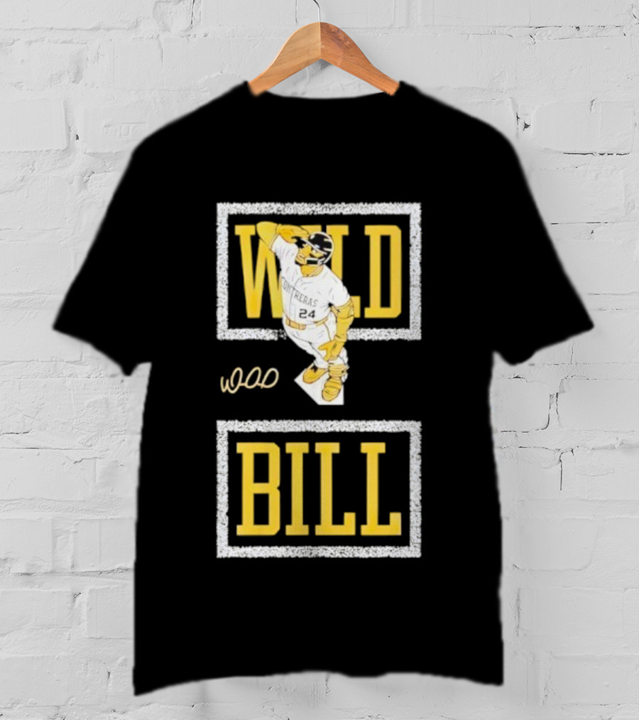 William Contreras Wild Bill Salute Milwaukee Brewers Baseball Signature T-Shirt