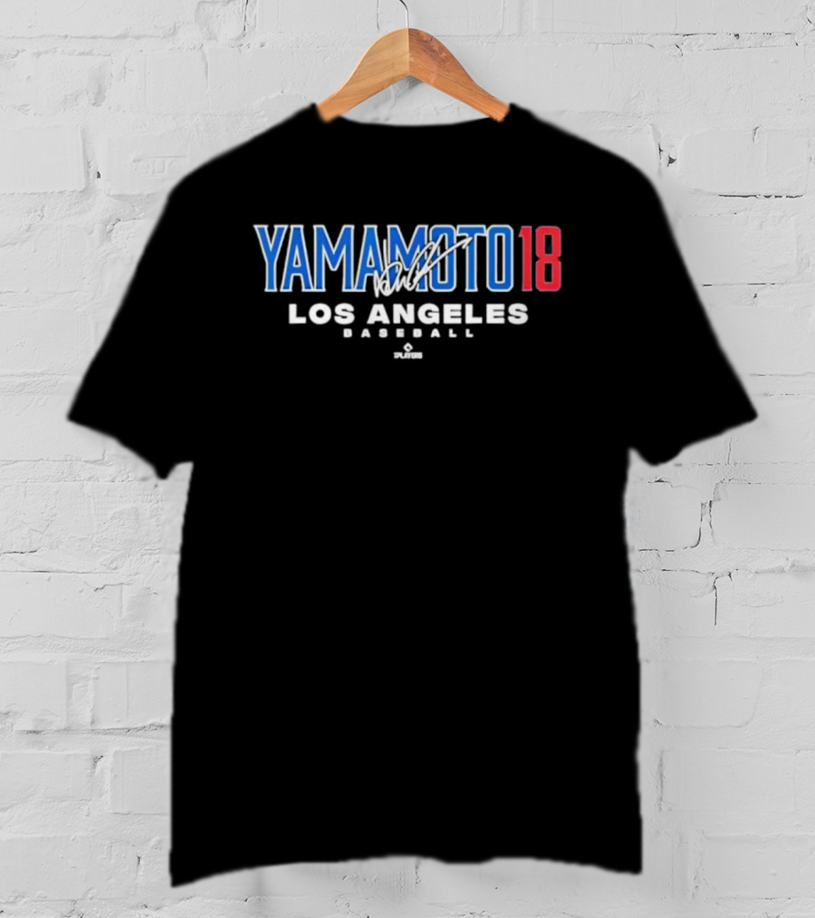 Yamamoto 18 Los Angeles Baseball Signature Series Collection T-Shirt