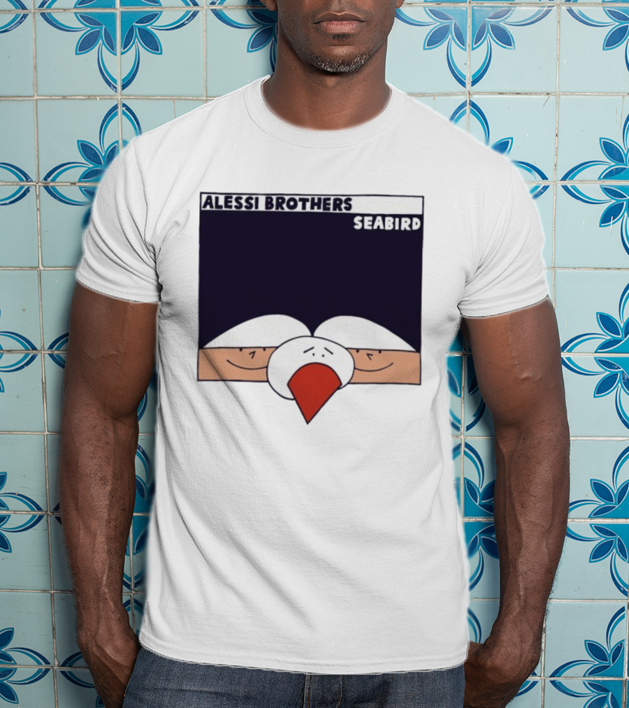 Alessi Brothers Seabird Cartoon Style Duo With Seagull T-Shirt
