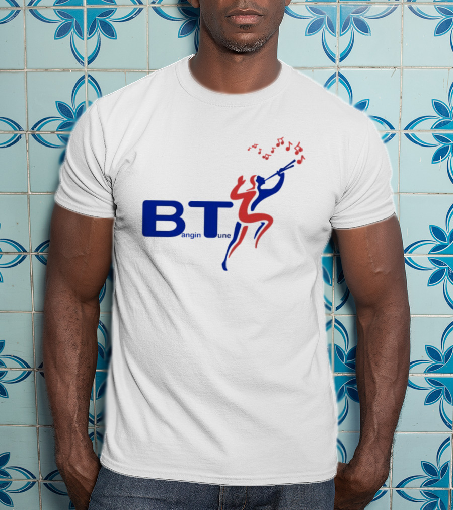 BT Bangin Tune Music Notes Jazz Player T-Shirt