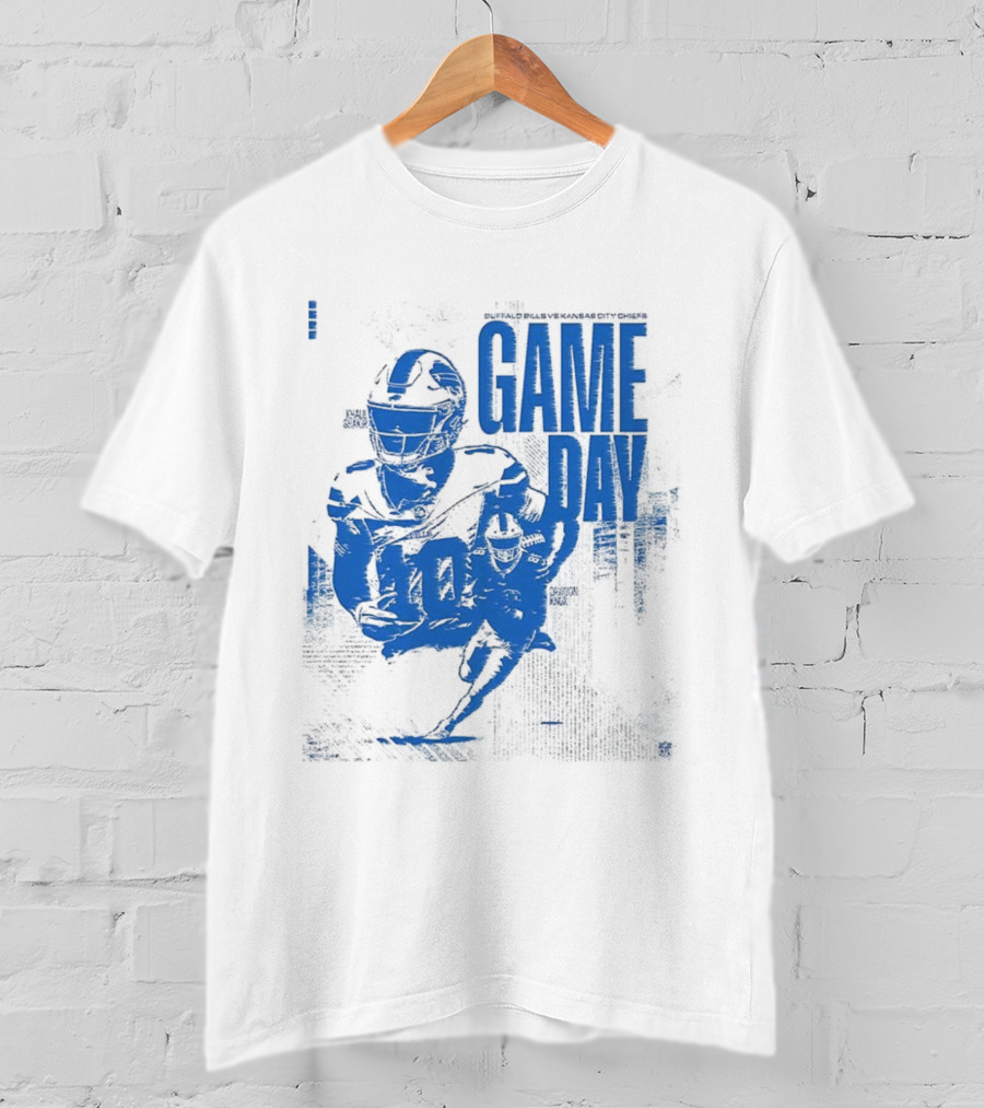 Buffalo Bills Vs Kansas City Chiefs 2025 NFL Game Day Matchup Highlights T-Shirt