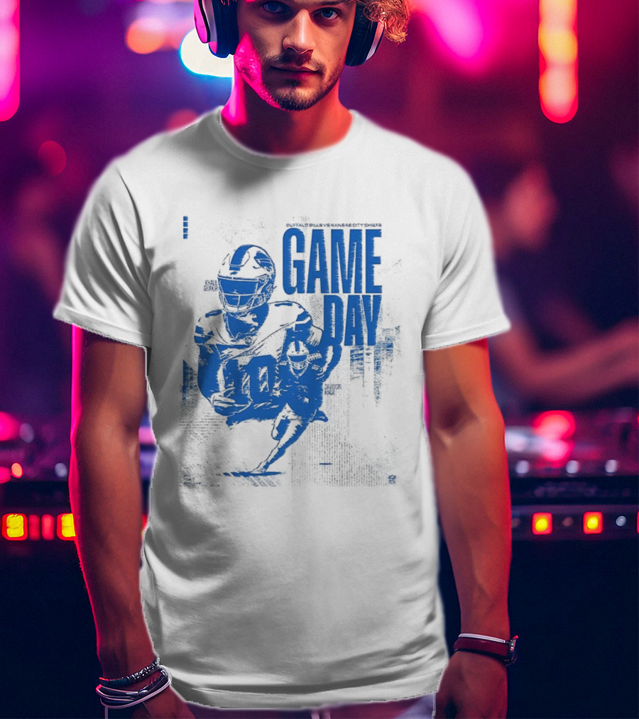 Buffalo Bills Vs Kansas City Chiefs 2025 NFL Game Day Matchup Highlights T-Shirt