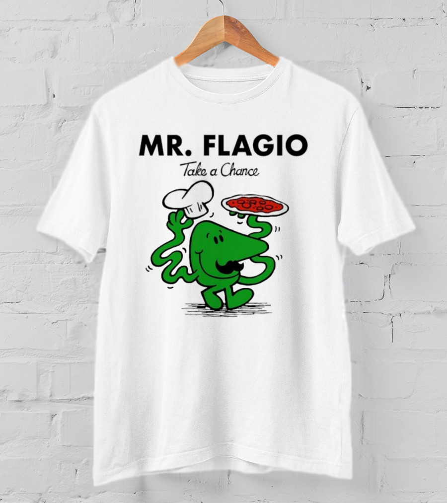 Mr. Flagio Take A Chance Chef Pizza T-Shirt