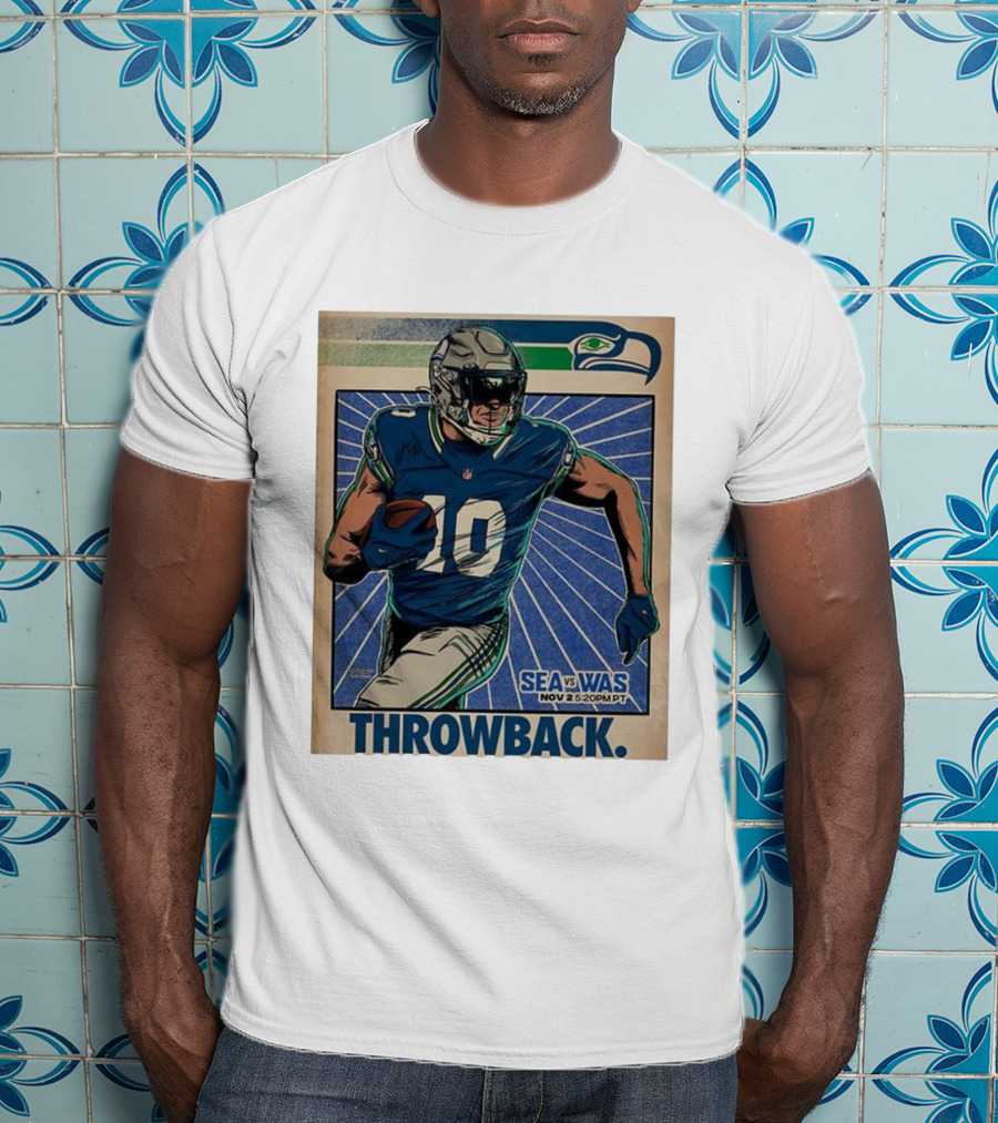 Seattle Seahawks Vs Washington Commanders Nov 2 Throwback NFL 2025 T-Shirt
