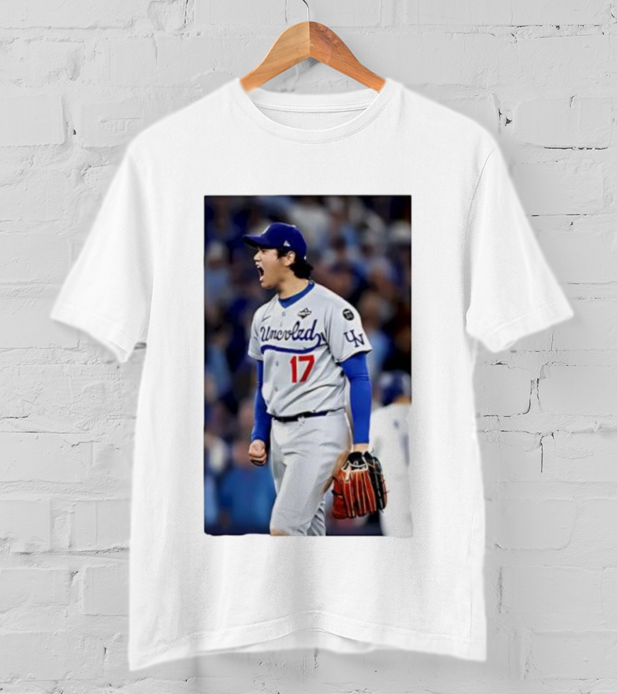Shohei Ohtani Uncoded LA Player Number 17 T-Shirt