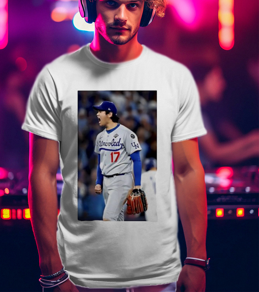 Shohei Ohtani Uncoded LA Player Number 17 T-Shirt